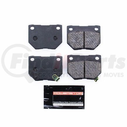 PowerStop Brakes PST461 TRACK DAY BRAKE PADS - STAGE 1 BRAKE PAD FOR TRACK DAY ENTHUSIASTS - FOR USE W/ STREET TIRES