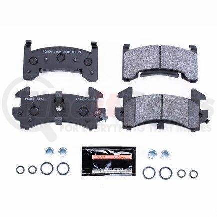 PowerStop Brakes PSA154 TRACK DAY SPEC BRAKE PADS - STAGE 2 BRAKE PAD FOR SPEC RACING SERIES / ADVANCED TRACK DAY ENTHUSIASTS - FOR USE W/ RACE TIRES