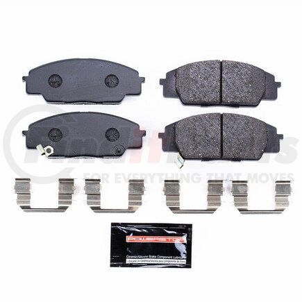 PowerStop Brakes PST829 TRACK DAY BRAKE PADS - STAGE 1 BRAKE PAD FOR TRACK DAY ENTHUSIASTS - FOR USE W/ STREET TIRES