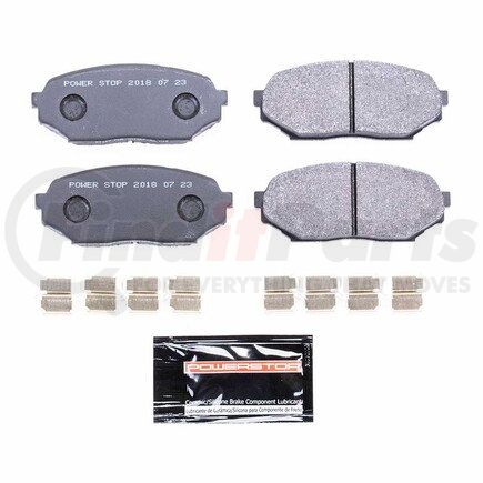 PowerStop Brakes PSA457 TRACK DAY SPEC BRAKE PADS - STAGE 2 BRAKE PAD FOR SPEC RACING SERIES / ADVANCED TRACK DAY ENTHUSIASTS - FOR USE W/ RACE TIRES