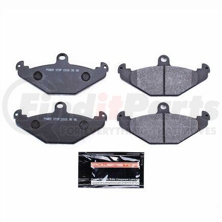 PowerStop Brakes PSA491 TRACK DAY SPEC BRAKE PADS - STAGE 2 BRAKE PAD FOR SPEC RACING SERIES / ADVANCED TRACK DAY ENTHUSIASTS - FOR USE W/ RACE TIRES