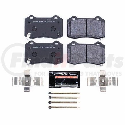 PowerStop Brakes PST1053 TRACK DAY BRAKE PADS - STAGE 1 BRAKE PAD FOR TRACK DAY ENTHUSIASTS - FOR USE W/ STREET TIRES