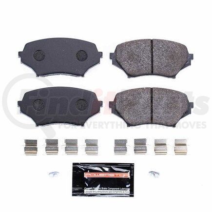 PowerStop Brakes PST1179 TRACK DAY BRAKE PADS - STAGE 1 BRAKE PAD FOR TRACK DAY ENTHUSIASTS - FOR USE W/ STREET TIRES
