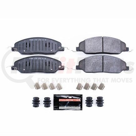 PowerStop Brakes PST1081 TRACK DAY BRAKE PADS - STAGE 1 BRAKE PAD FOR TRACK DAY ENTHUSIASTS - FOR USE W/ STREET TIRES