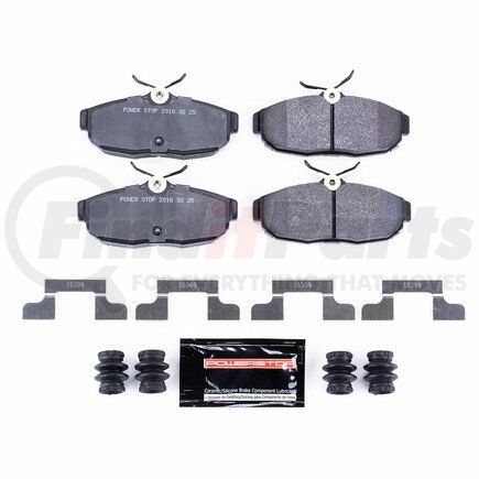 PowerStop Brakes PST1082 TRACK DAY BRAKE PADS - STAGE 1 BRAKE PAD FOR TRACK DAY ENTHUSIASTS - FOR USE W/ STREET TIRES