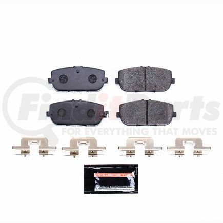 PowerStop Brakes PST1180 TRACK DAY BRAKE PADS - STAGE 1 BRAKE PAD FOR TRACK DAY ENTHUSIASTS - FOR USE W/ STREET TIRES