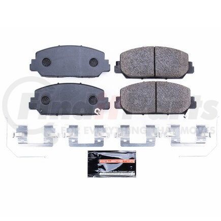 PowerStop Brakes PST1697 TRACK DAY BRAKE PADS - STAGE 1 BRAKE PAD FOR TRACK DAY ENTHUSIASTS - FOR USE W/ STREET TIRES