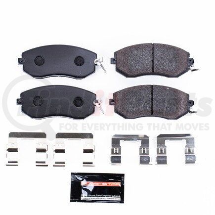 PowerStop Brakes PST1539 TRACK DAY BRAKE PADS - STAGE 1 BRAKE PAD FOR TRACK DAY ENTHUSIASTS - FOR USE W/ STREET TIRES