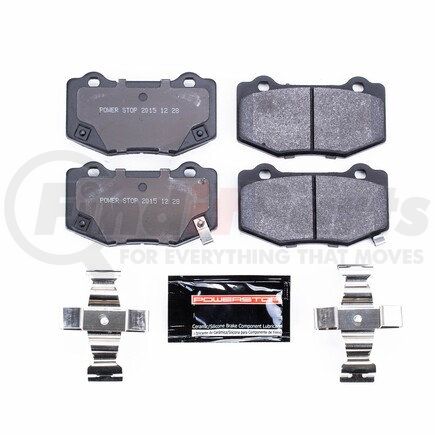 PowerStop Brakes PST1718 TRACK DAY BRAKE PADS - STAGE 1 BRAKE PAD FOR TRACK DAY ENTHUSIASTS - FOR USE W/ STREET TIRES