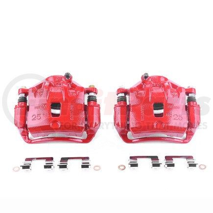 PowerStop Brakes S2998 Red Powder Coated Calipers