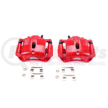 PowerStop Brakes S2670 Red Powder Coated Calipers