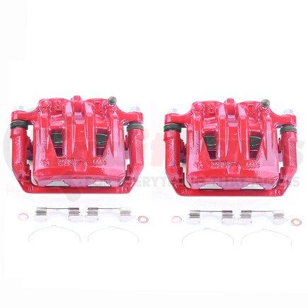 PowerStop Brakes S3106 Red Powder Coated Calipers