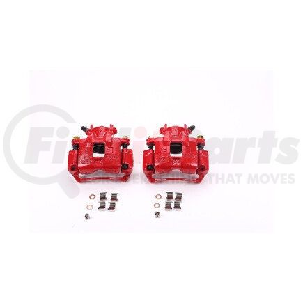 PowerStop Brakes S2680 Red Powder Coated Calipers