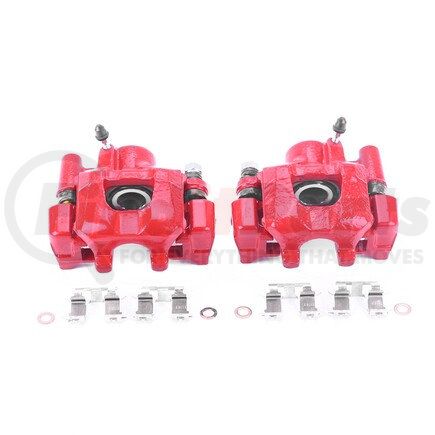 PowerStop Brakes S2684 Red Powder Coated Calipers