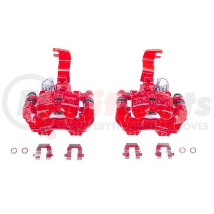 PowerStop Brakes S4718 Red Powder Coated Calipers