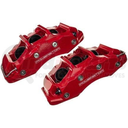 PowerStop Brakes S15042 Red Powder Coated Calipers