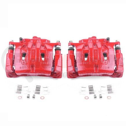 PowerStop Brakes S6274 Red Powder Coated Calipers