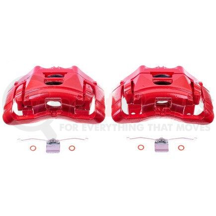 PowerStop Brakes S3246 Red Powder Coated Calipers