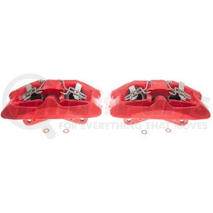 PowerStop Brakes S2758 Red Powder Coated Calipers