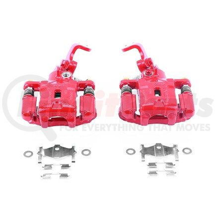 PowerStop Brakes S3302 Red Powder Coated Calipers
