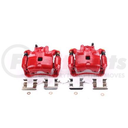 PowerStop Brakes S3306 Red Powder Coated Calipers