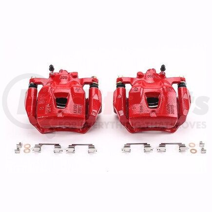 PowerStop Brakes S1974 Red Powder Coated Calipers