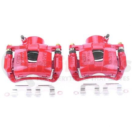 POWERSTOP BRAKES S2810 Red Powder Coated Calipers
