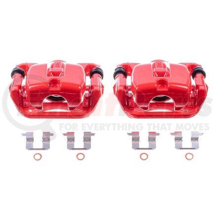 PowerStop Brakes S3350 Red Powder Coated Calipers