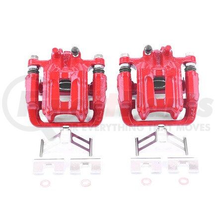 PowerStop Brakes S6886 Red Powder Coated Calipers