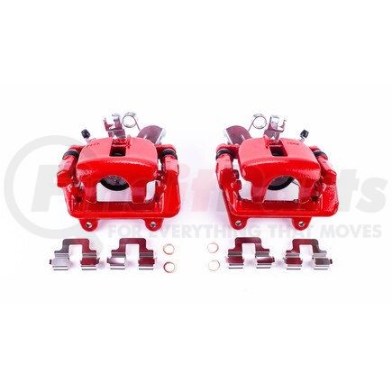 PowerStop Brakes S3414 Red Powder Coated Calipers