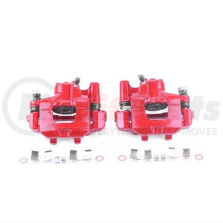 PowerStop Brakes S2610 Red Powder Coated Calipers