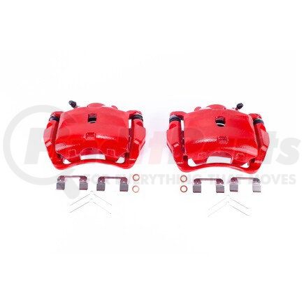 PowerStop Brakes S2916 Red Powder Coated Calipers