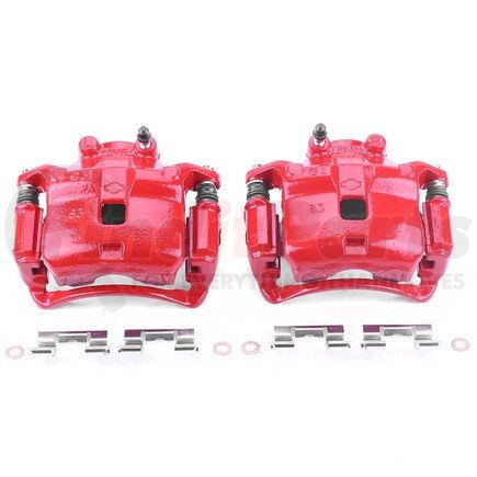 PowerStop Brakes S2618 Red Powder Coated Calipers