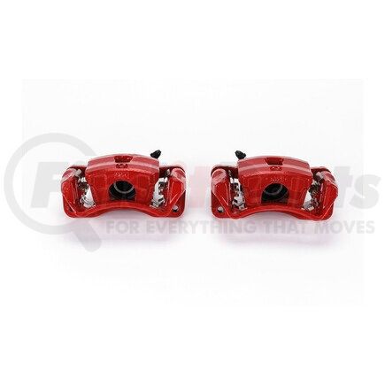 PowerStop Brakes S2966 Red Powder Coated Calipers