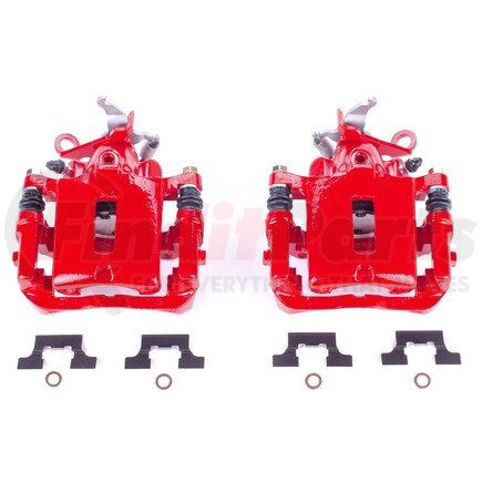 PowerStop Brakes S4852 Red Powder Coated Calipers