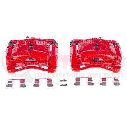 PowerStop Brakes S7120 Red Powder Coated Calipers