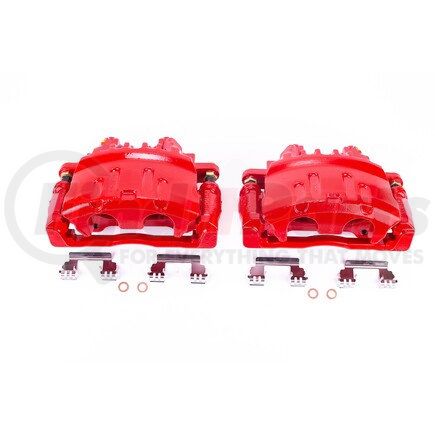 PowerStop Brakes S4878 Red Powder Coated Calipers