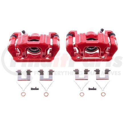 PowerStop Brakes S3824 Red Powder Coated Calipers