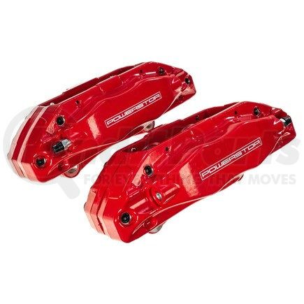 PowerStop Brakes S2892 Red Powder Coated Calipers