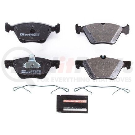 PowerStop Brakes ESP1429 Euro-Stop® ECE-R90 Disc Brake Pad Set - with Hardware