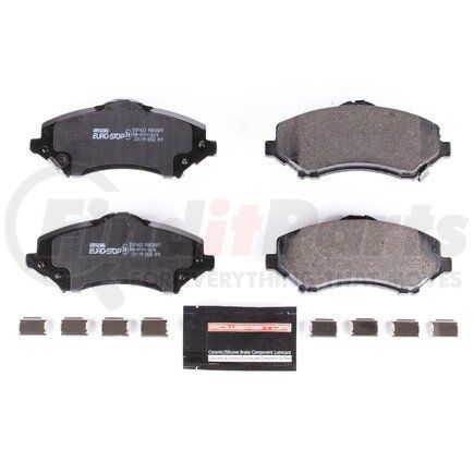 PowerStop Brakes ESP1423 Euro-Stop® ECE-R90 Disc Brake Pad Set - with Hardware