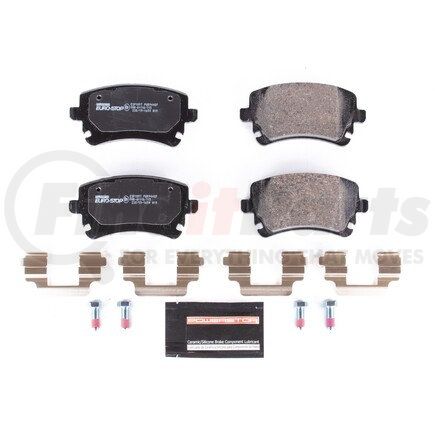 POWERSTOP BRAKES ESP1097 Euro-Stop® ECE-R90 Disc Brake Pad Set - with Hardware