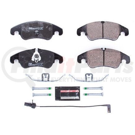 PowerStop Brakes ESP1375 Euro-Stop® ECE-R90 Disc Brake Pad Set - with Hardware
