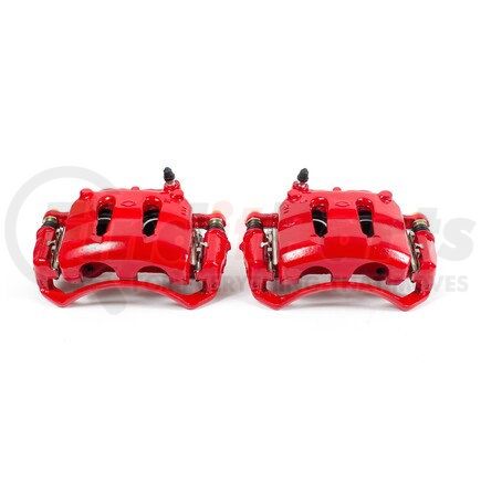 PowerStop Brakes S1672 Red Powder Coated Calipers