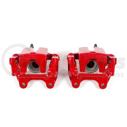 PowerStop Brakes S4992A Red Powder Coated Calipers