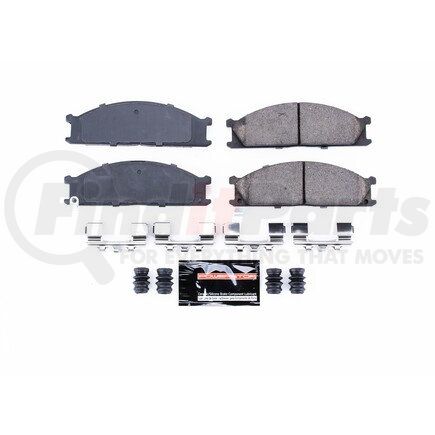 PowerStop Brakes Z23333 Z23 EVOLUTION SPORT CARBON-FIBER BRAKE PADS W/ HARDWARE