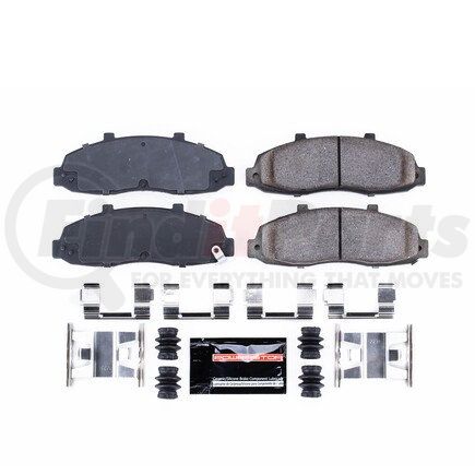 PowerStop Brakes Z23679 Z23 EVOLUTION SPORT CARBON-FIBER BRAKE PADS W/ HARDWARE