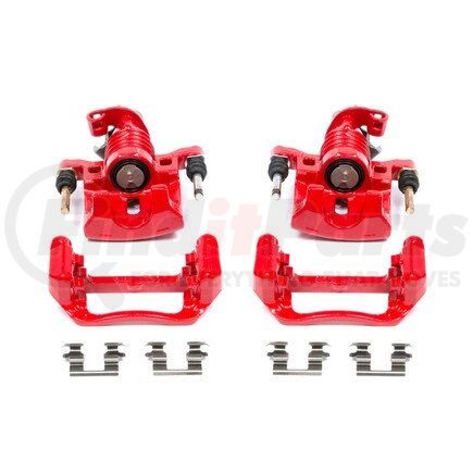 PowerStop Brakes S4868 Red Powder Coated Calipers
