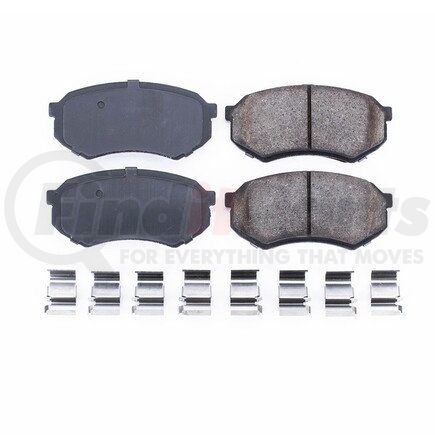 PowerStop Brakes 17-389 Z17 EVOLUTION CERAMIC BRAKE PADS W/ HARDWARE