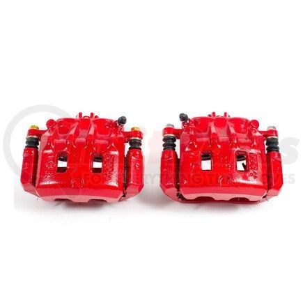PowerStop Brakes S1948A Red Powder Coated Calipers